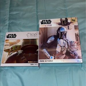 2 star wars puzzles.